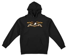 Antihero Eagle Youth Hoodie / Black