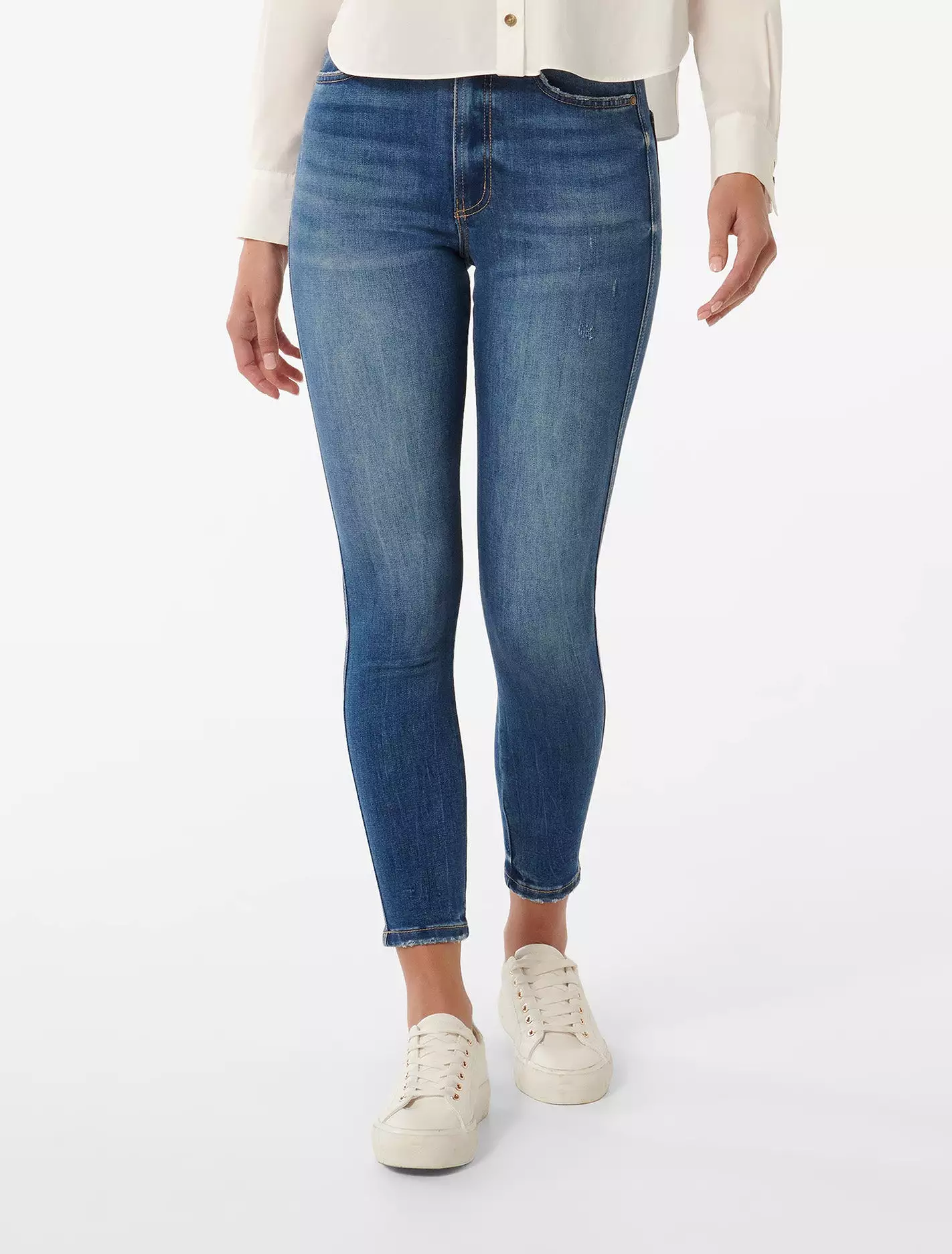 Ashley Mid-Rise Ankle Skinny Jeans