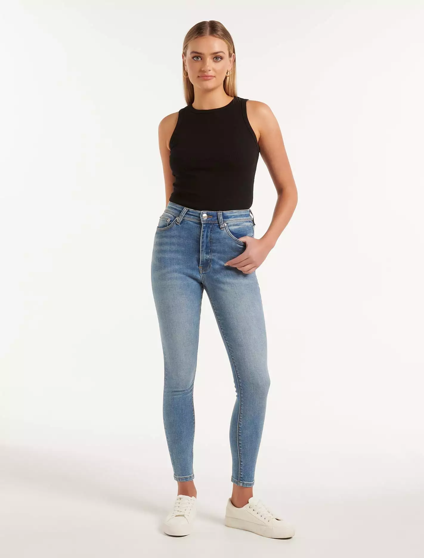 Ashley Mid-Rise Ankle Skinny Jeans