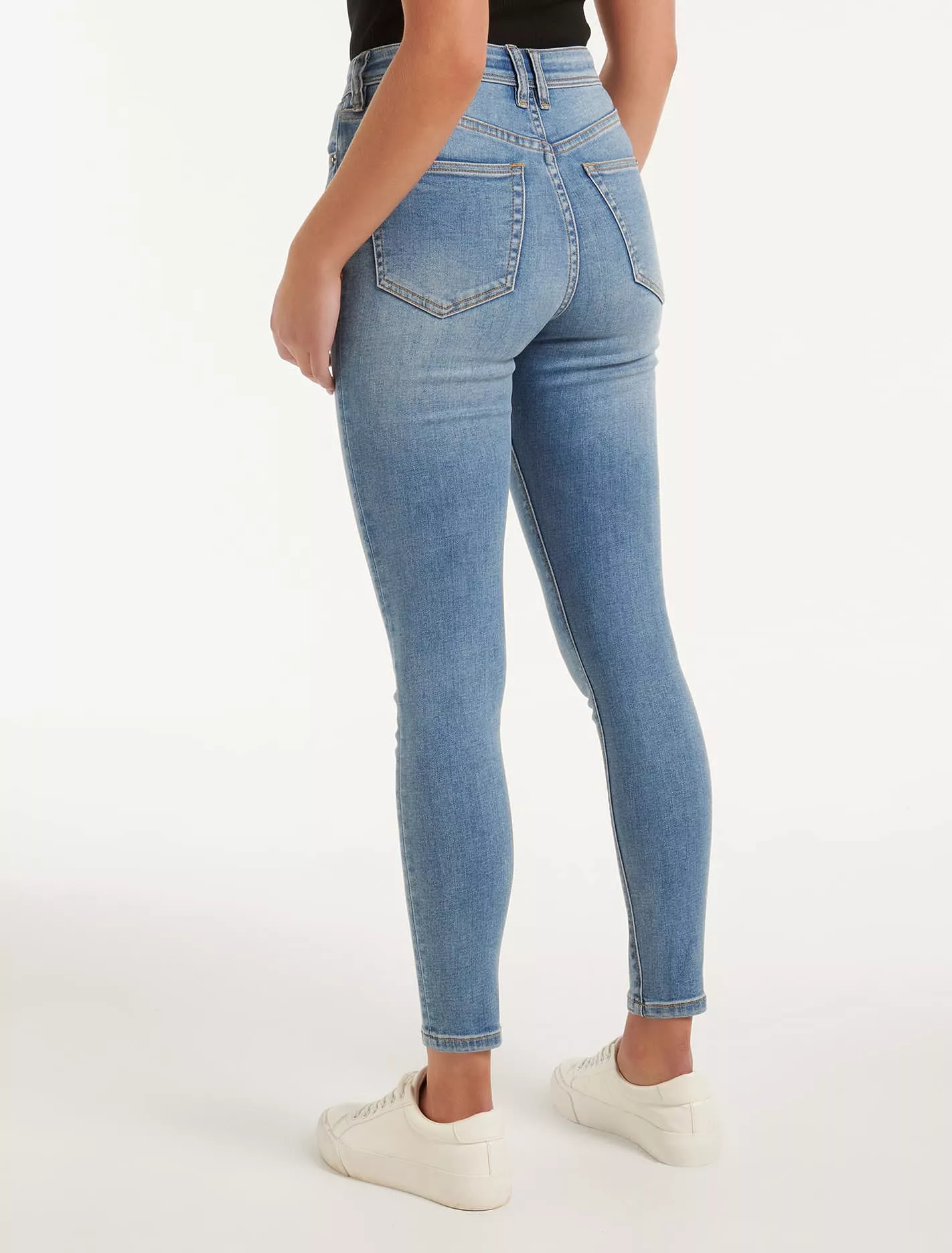 Ashley Mid-Rise Ankle Skinny Jeans