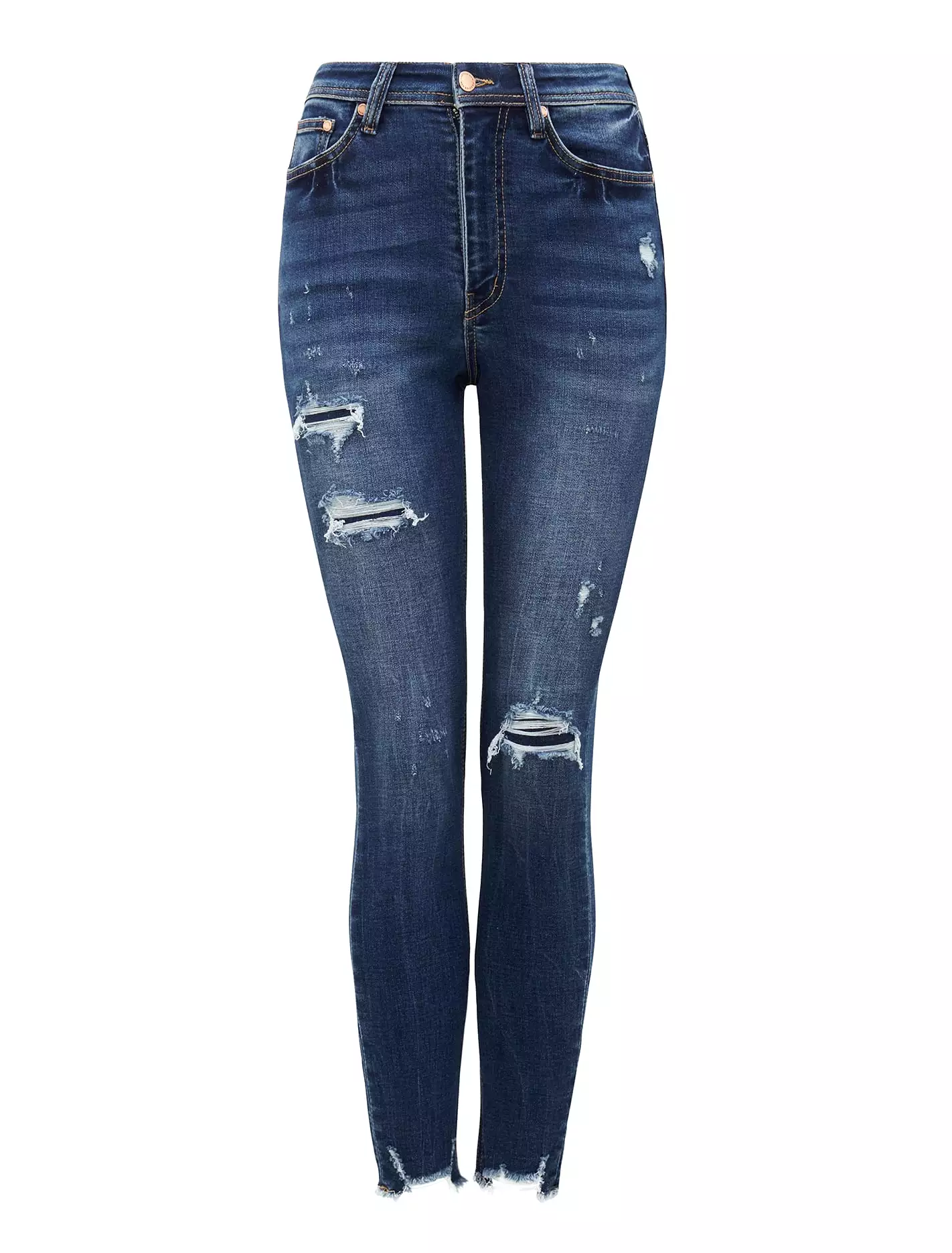 Ashley Mid-Rise Ankle Skinny Jeans