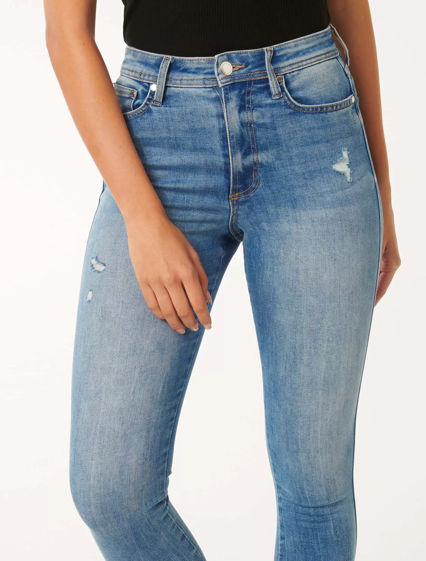 Ashley Mid-Rise Skinny Jeans