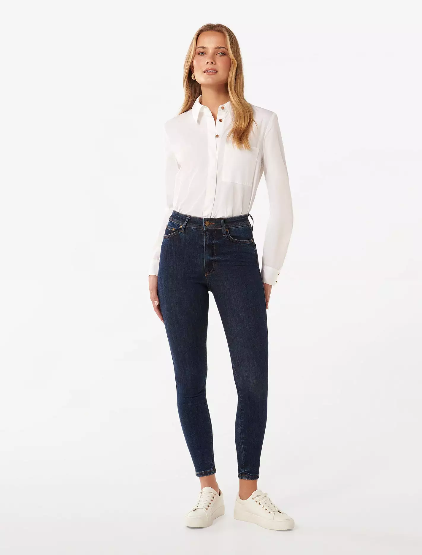 Ashley Mid-Rise Skinny Jeans