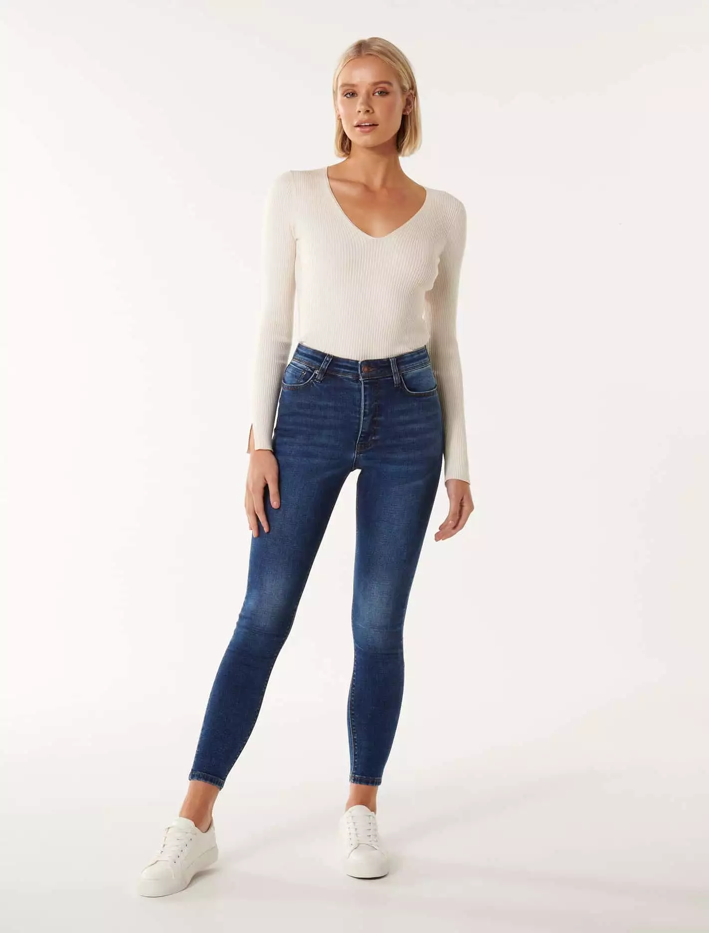 Ashley Mid-Rise Skinny Jeans