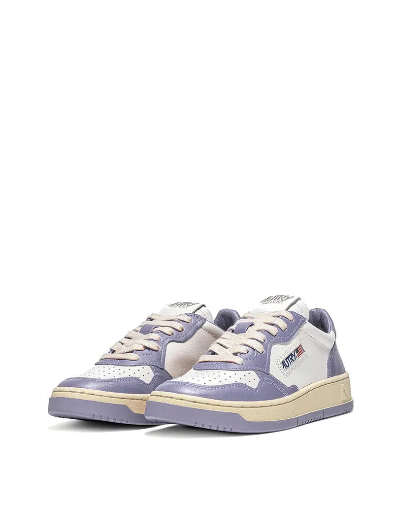 Autry Medalist Low Trainers White / Lavender