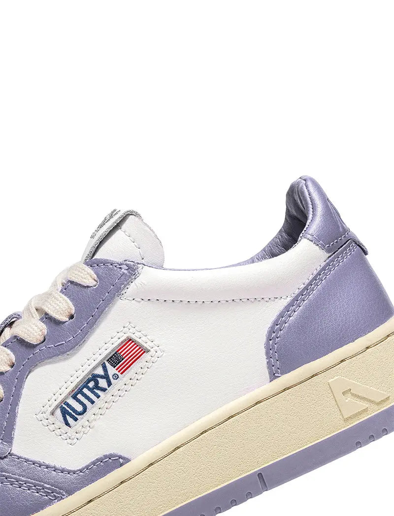 Autry Medalist Low Trainers White / Lavender