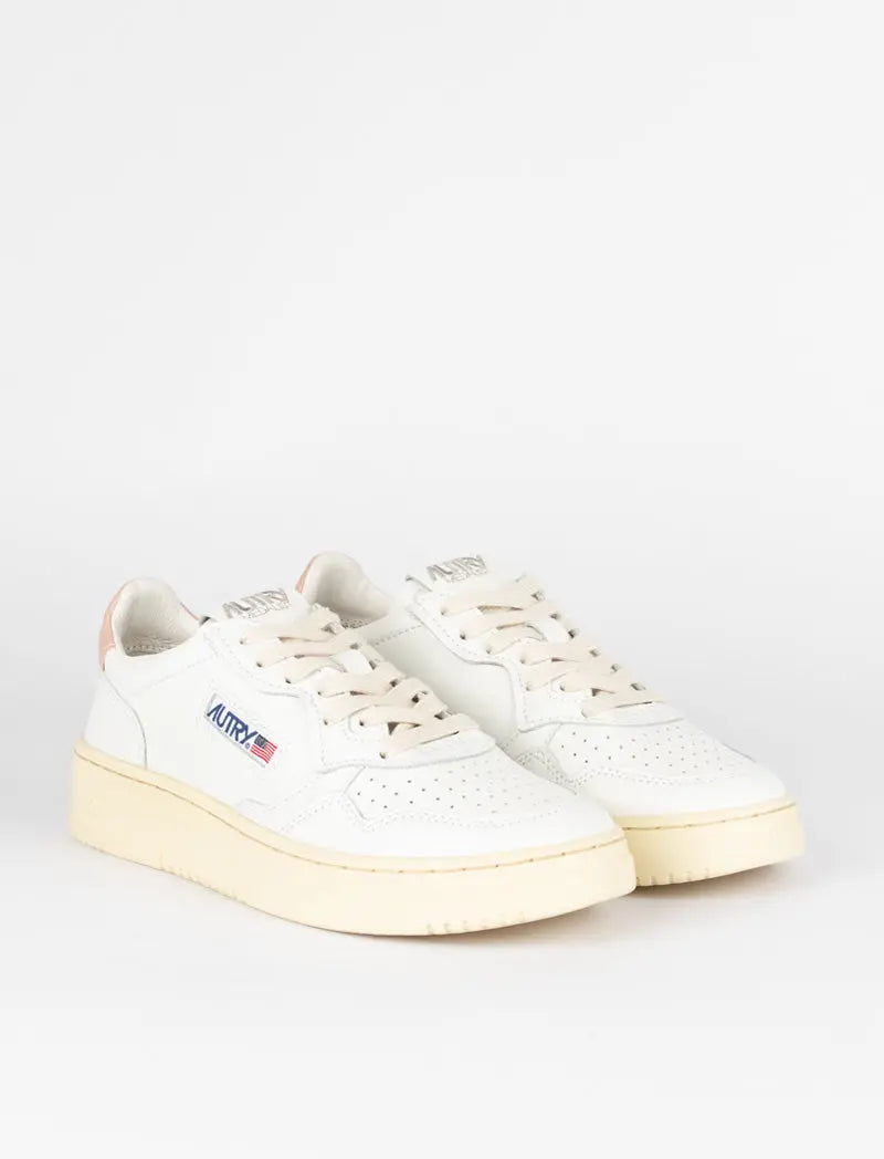 Autry Medalist Low Trainers White / Pink