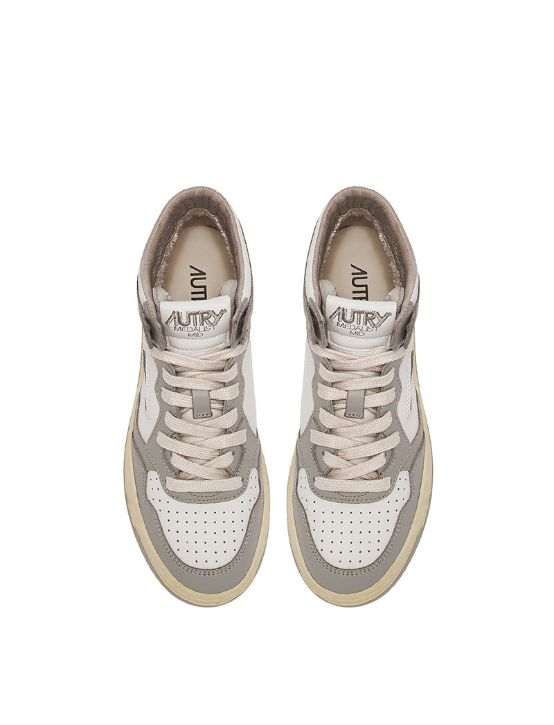 Autry Medalist Mid Trainers White / Vapour