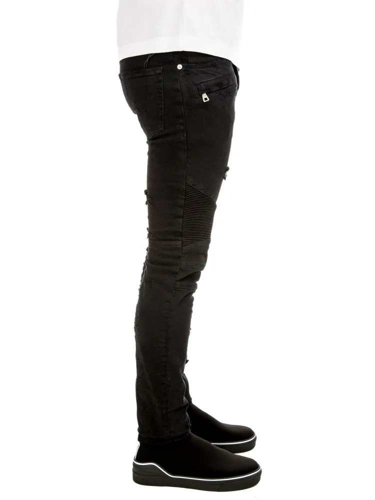 Balmain Jean Slim Biker Destro | Credomen