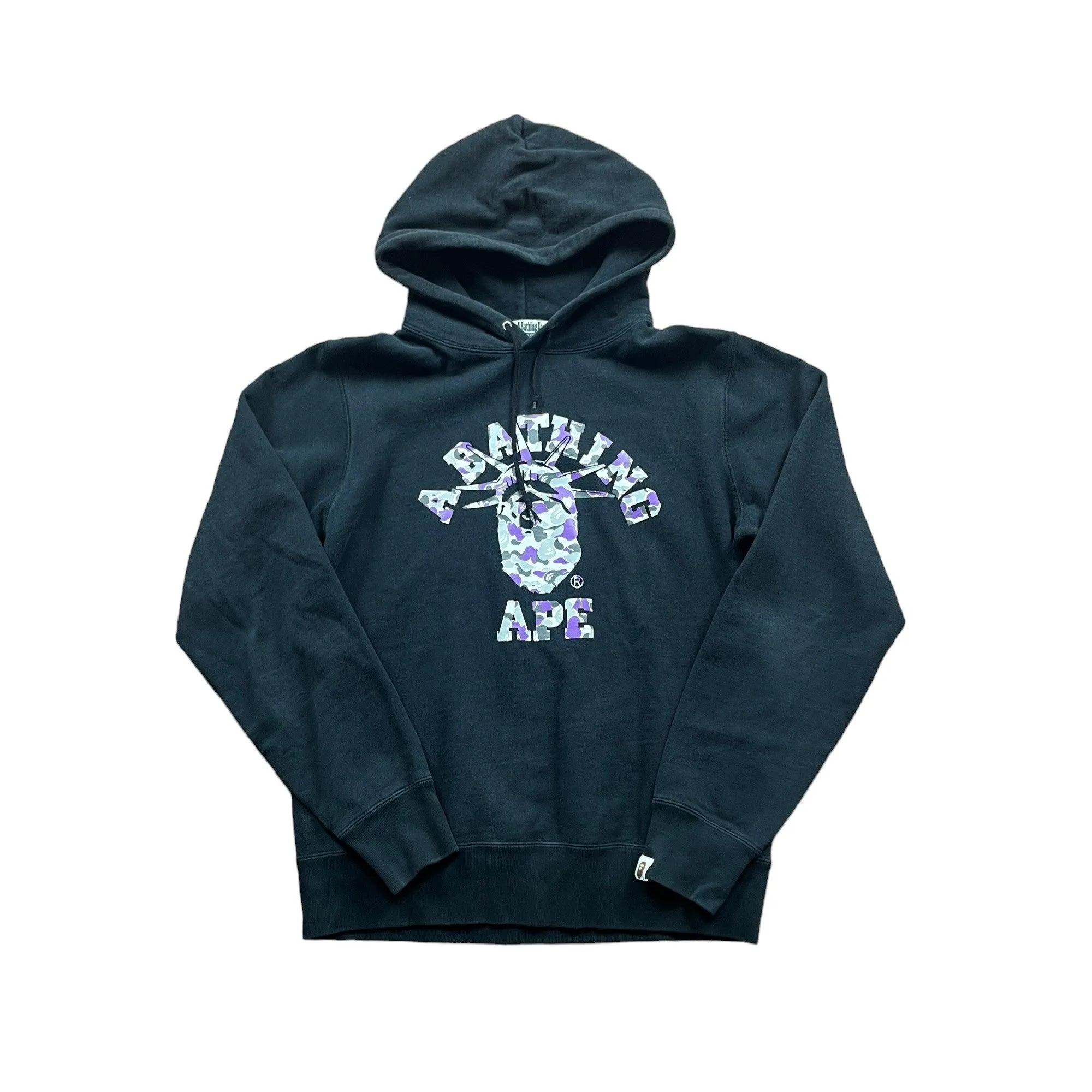 Black A Bathing Ape (BAPE) New York Hoodie - Large (Recommended Size - Medium)