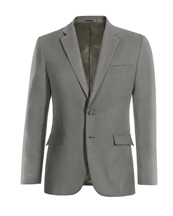  Blazer gris de Lana pura premium