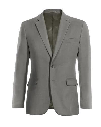  Blazer gris de Lana pura premium