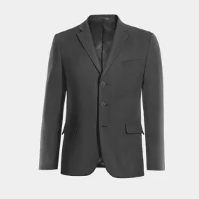  Blazer gris esencial de 3 botones