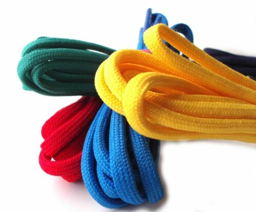 Boot Laces Coloured 400cm Walking Hiking Strong Extra Long Round Bootlaces Very