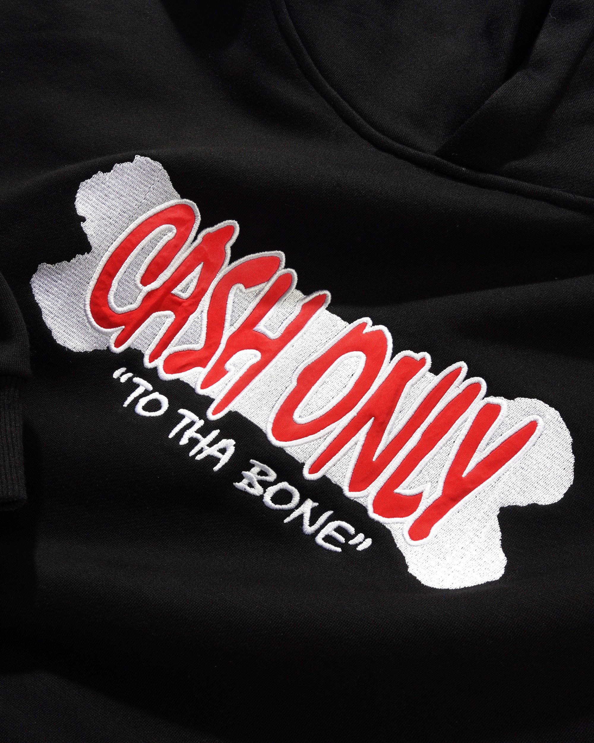 Cash Only To Tha Bone Hoodie - Black