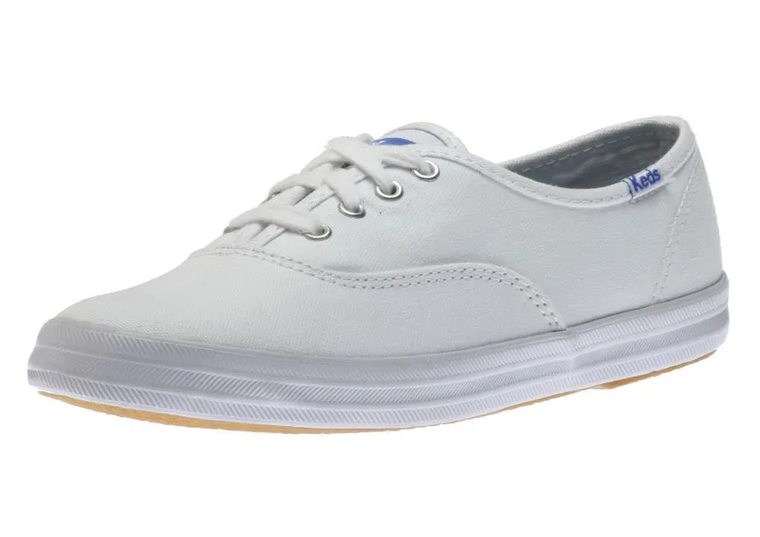 Champion White Lace-Up Canvas Sneaker