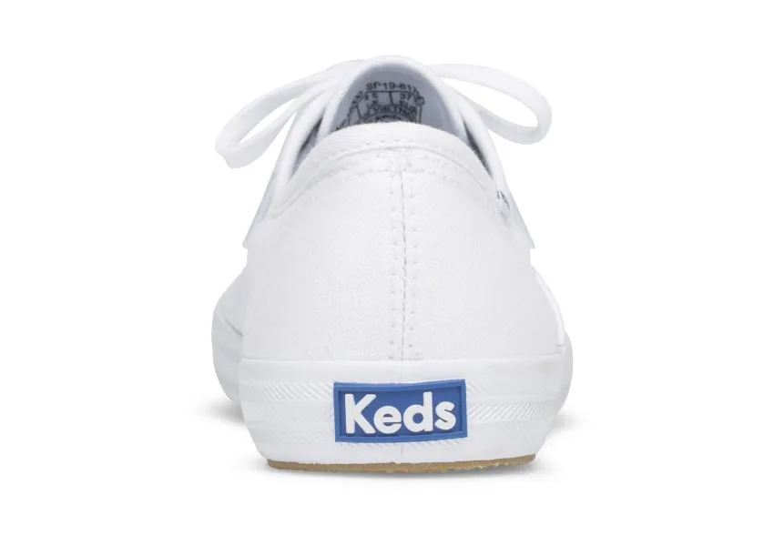 Champion White Lace-Up Canvas Sneaker