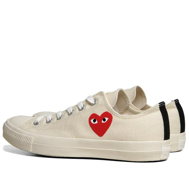 Comme des Garcons Play x Converse Jack Purcell OxWhite & Red