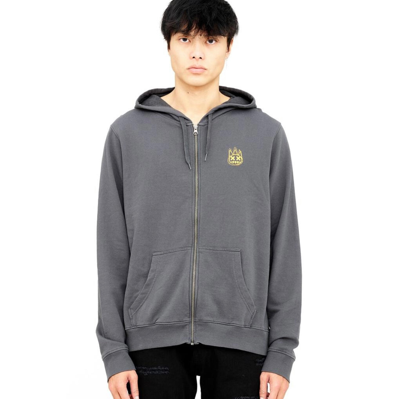 Cult Heather Grey French Terry Zip Hoodie