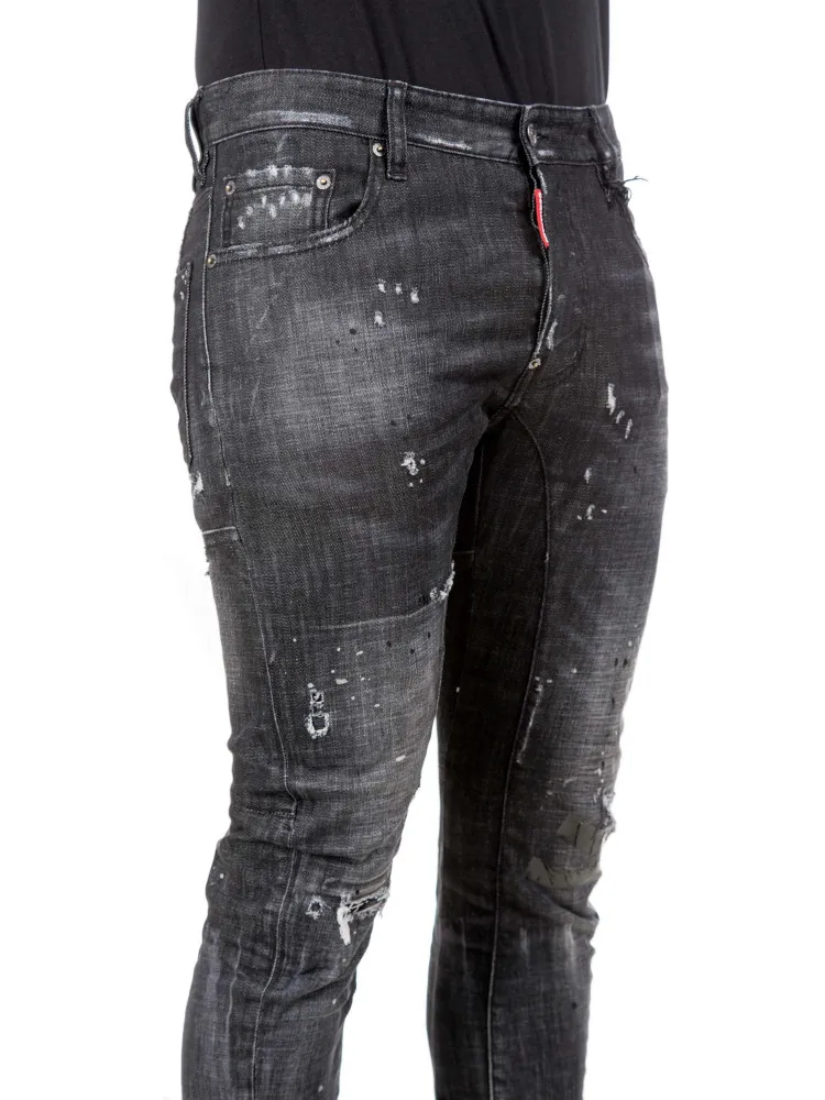 Dsquared2 Tidy Biker Jean Black | Credomen