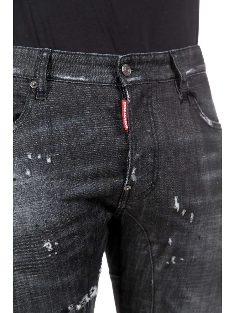 Dsquared2 Tidy Biker Jean Black | Credomen