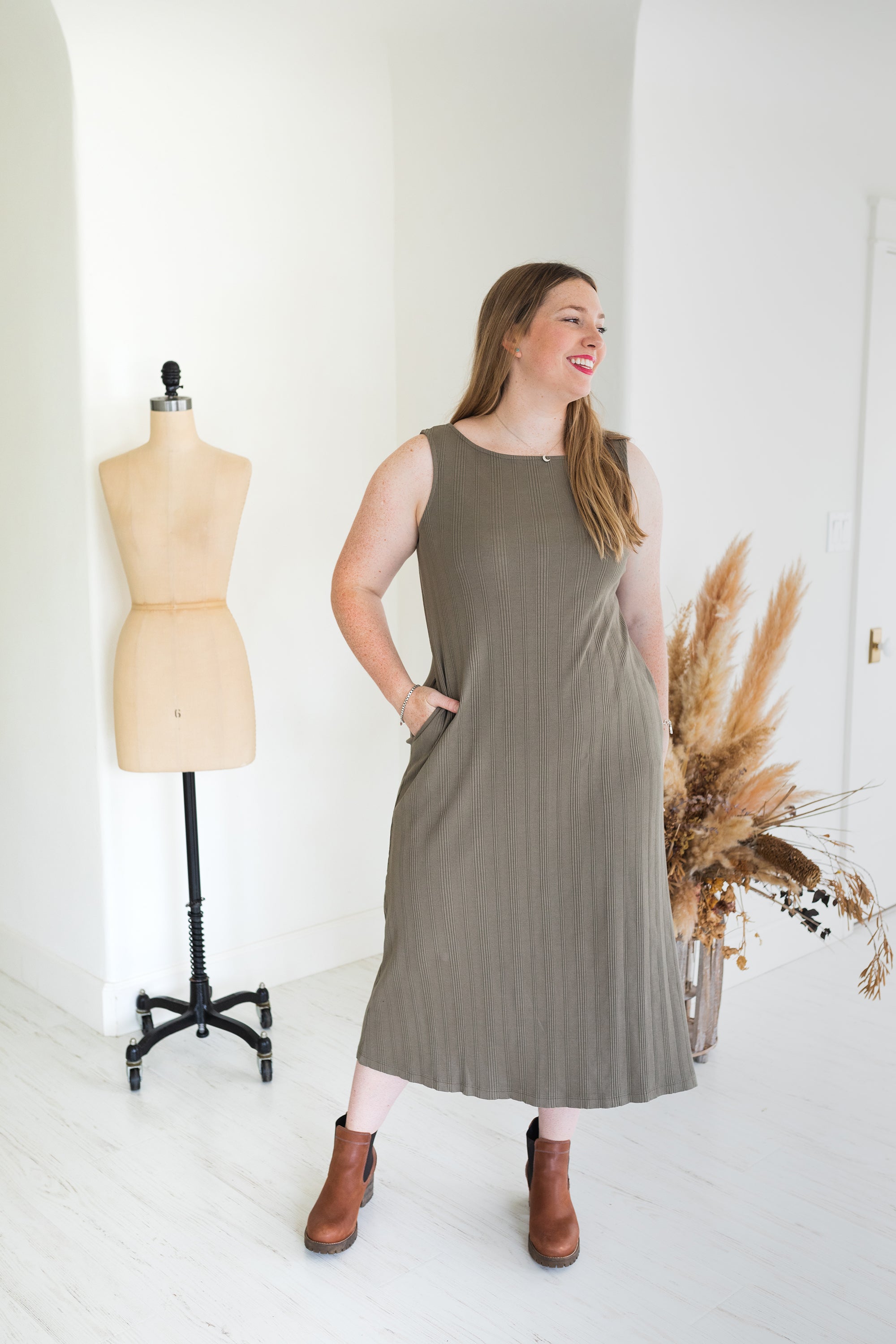 Fortuna Wide Rib Dress