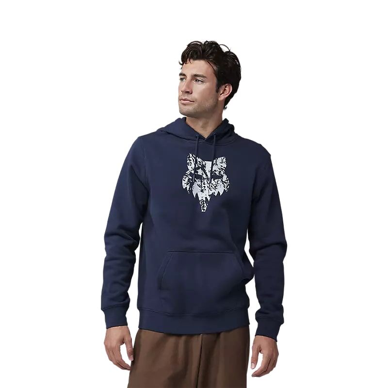 Fox Head Men's The World Pullover Hoodie in Midnight Blue