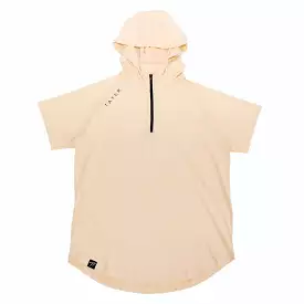 FUNDAMENTALS | 1/4 Zip S/S Hoodie |  Cream