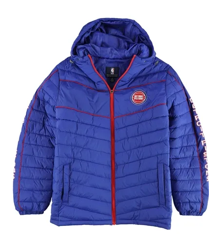 G-Iii Sports Mens Detroit Pistons Puffer Jacket