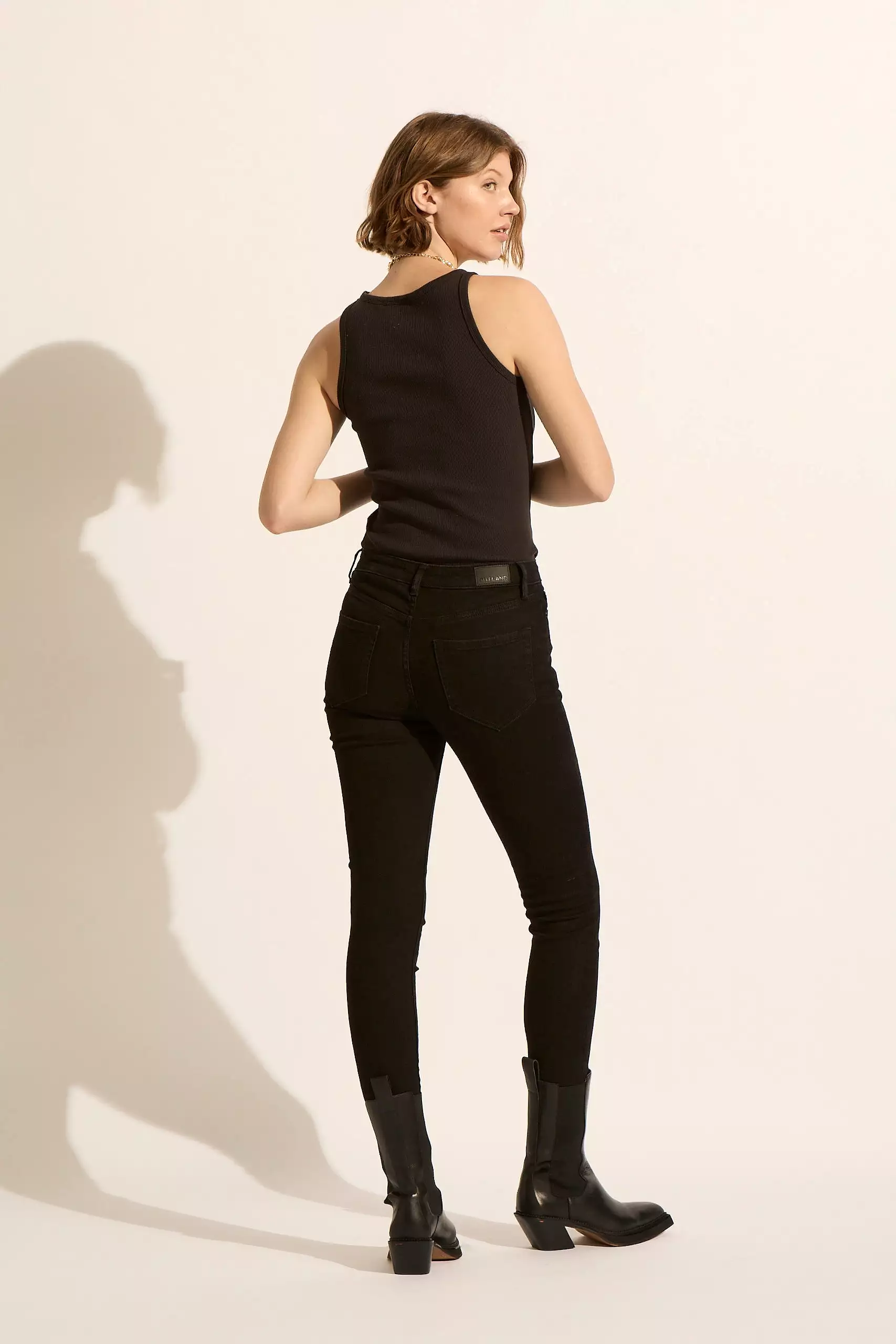 Harriet High Rise Skinny Jean - Black