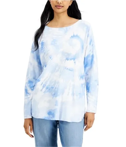 I-N-C Womens Tiedye Pullover Sweater