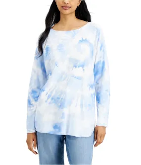 I-N-C Womens Tiedye Pullover Sweater