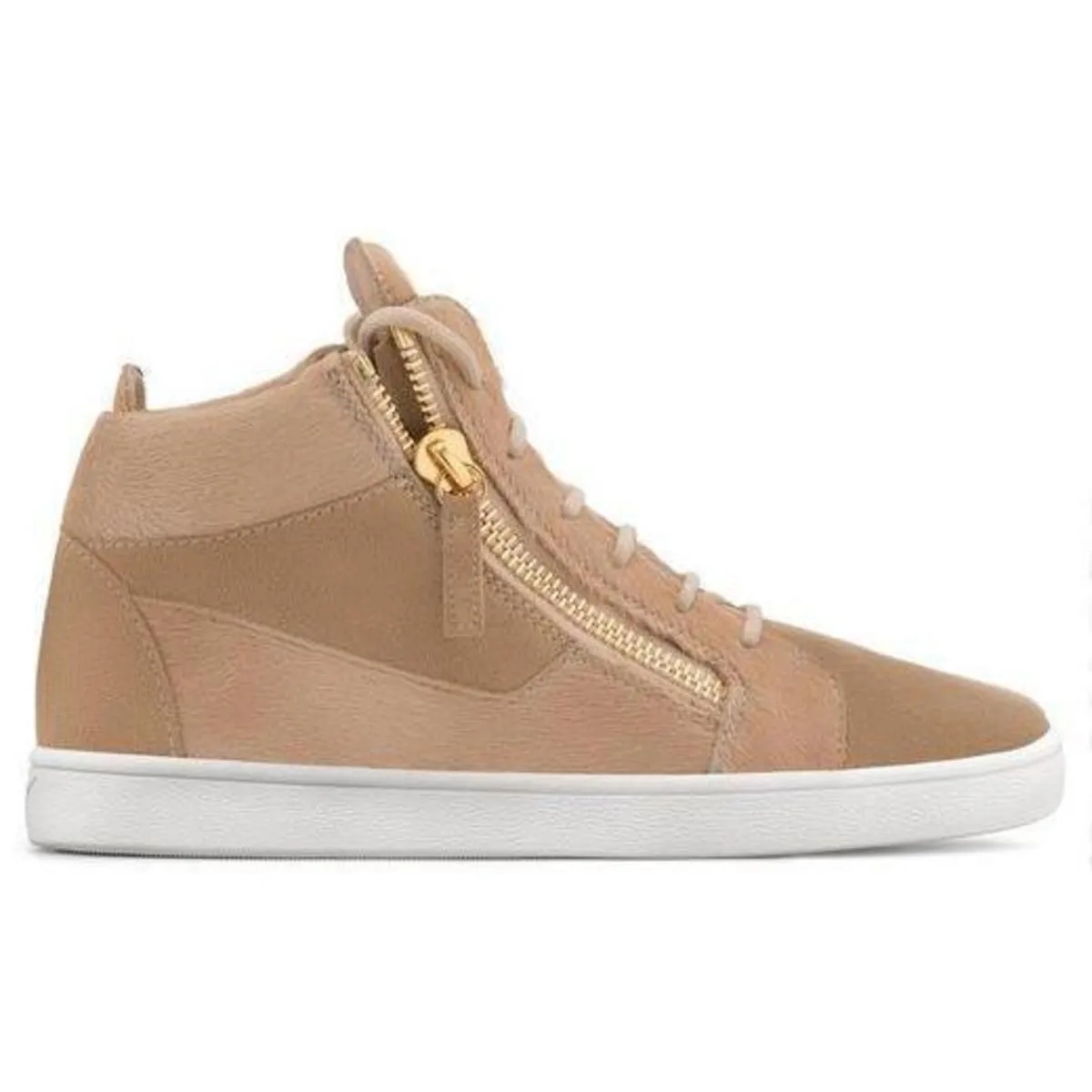 Jamie High-Top Sneaker - Beige