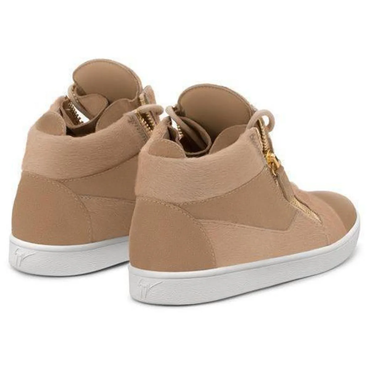 Jamie High-Top Sneaker - Beige