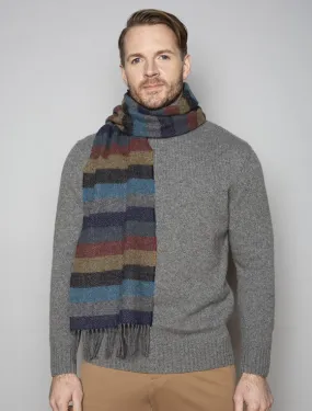 Lambswool Scarf - Donegal Stripe