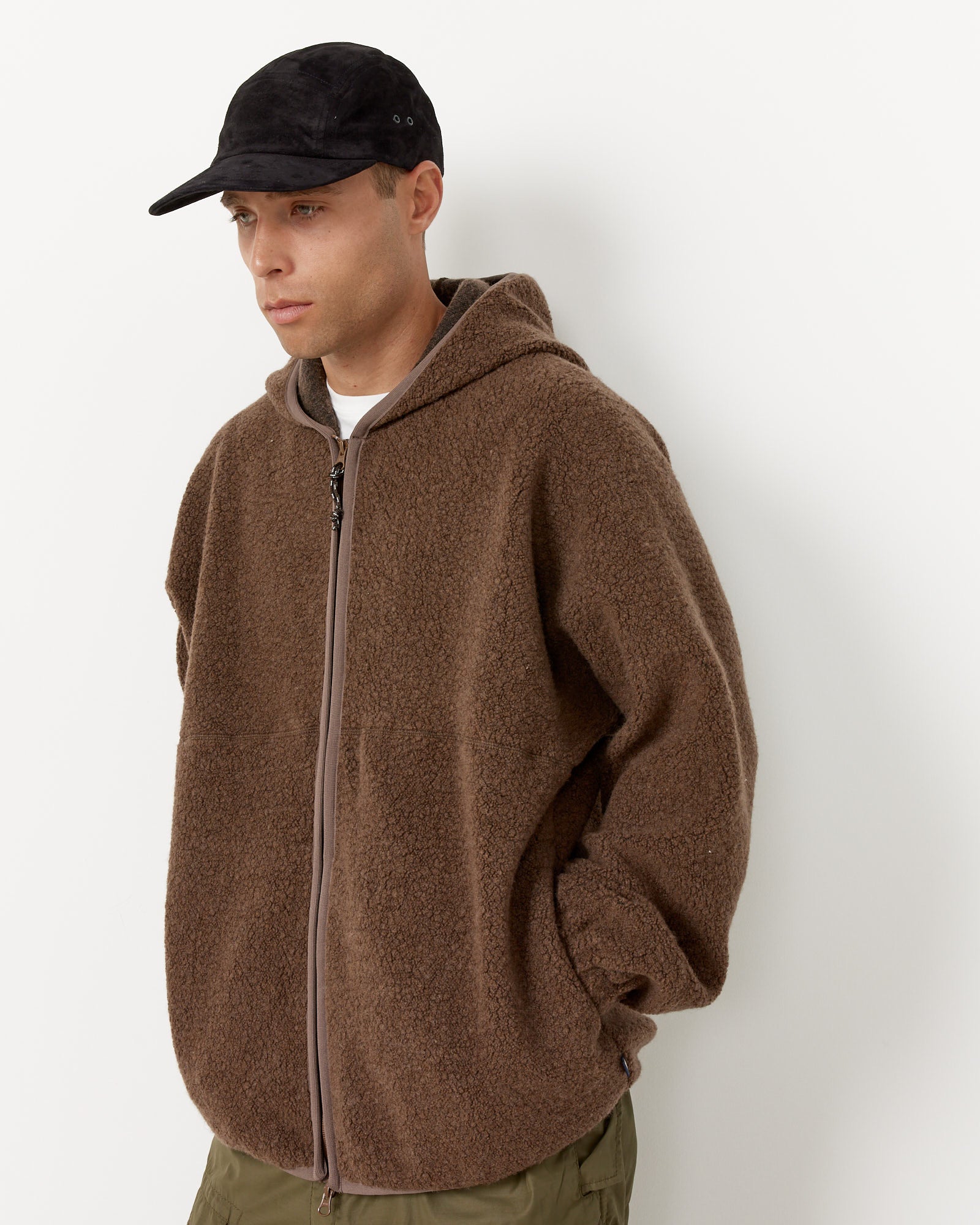 Leo Wool Boa Zip Hoodie