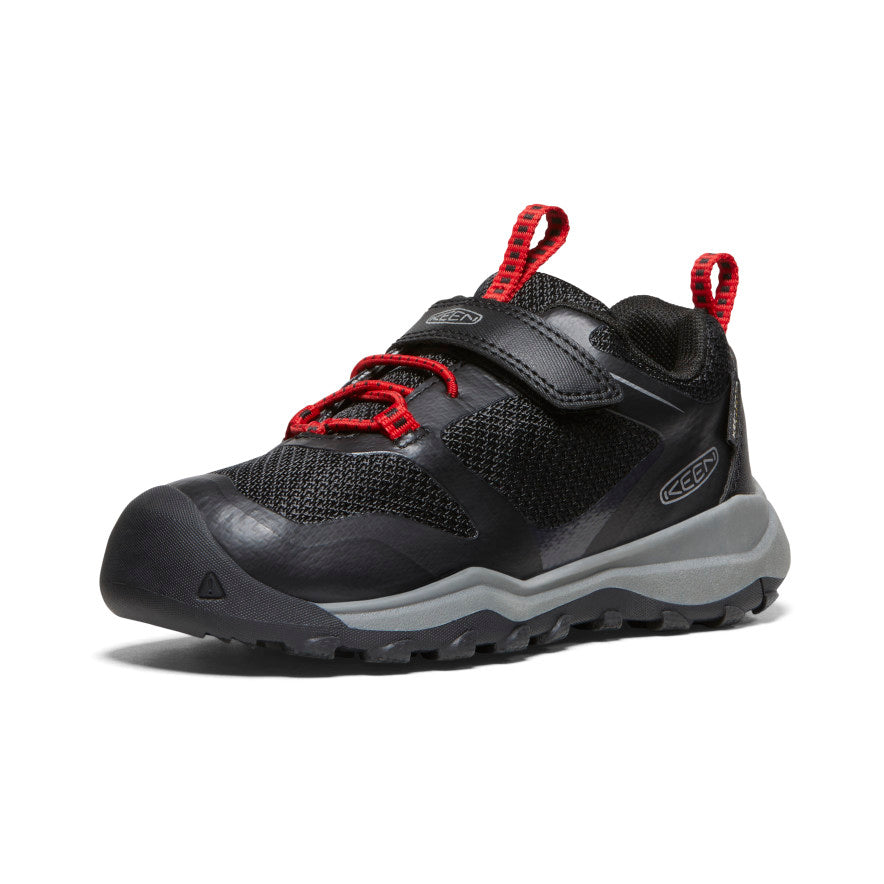 Little Kids' Wanduro Waterproof Shoe  |  Black/Ribbon Red