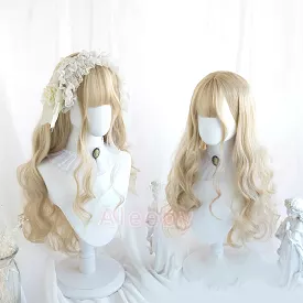 LOLITA ''MIDSUMMER'' CREAM BLONDE LONG CURLY WIG BY02222