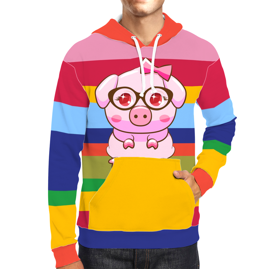 Lucky Pig Unisex Pullover Hoodie