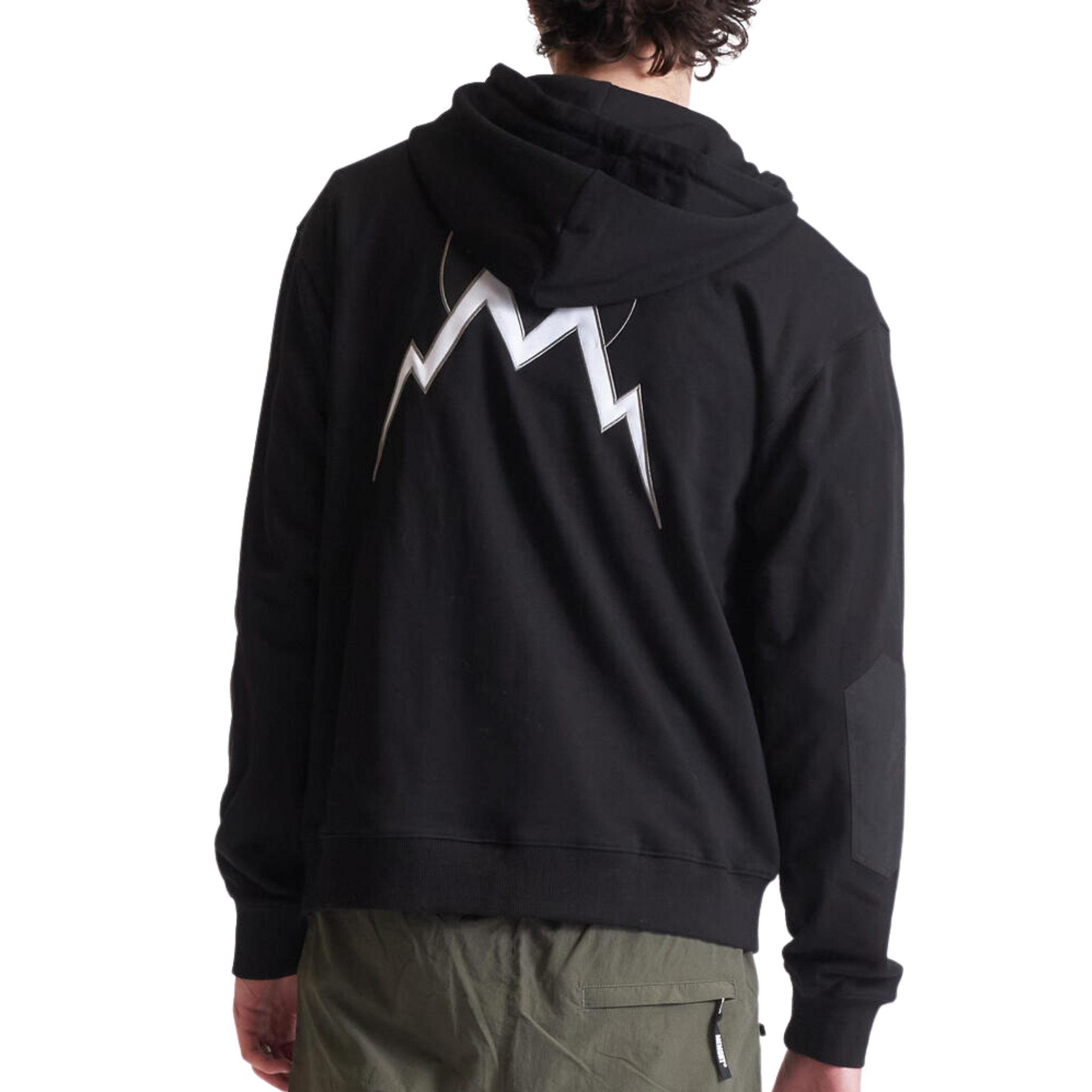 Memory Lane Mount M Zip Hoodie (Black)