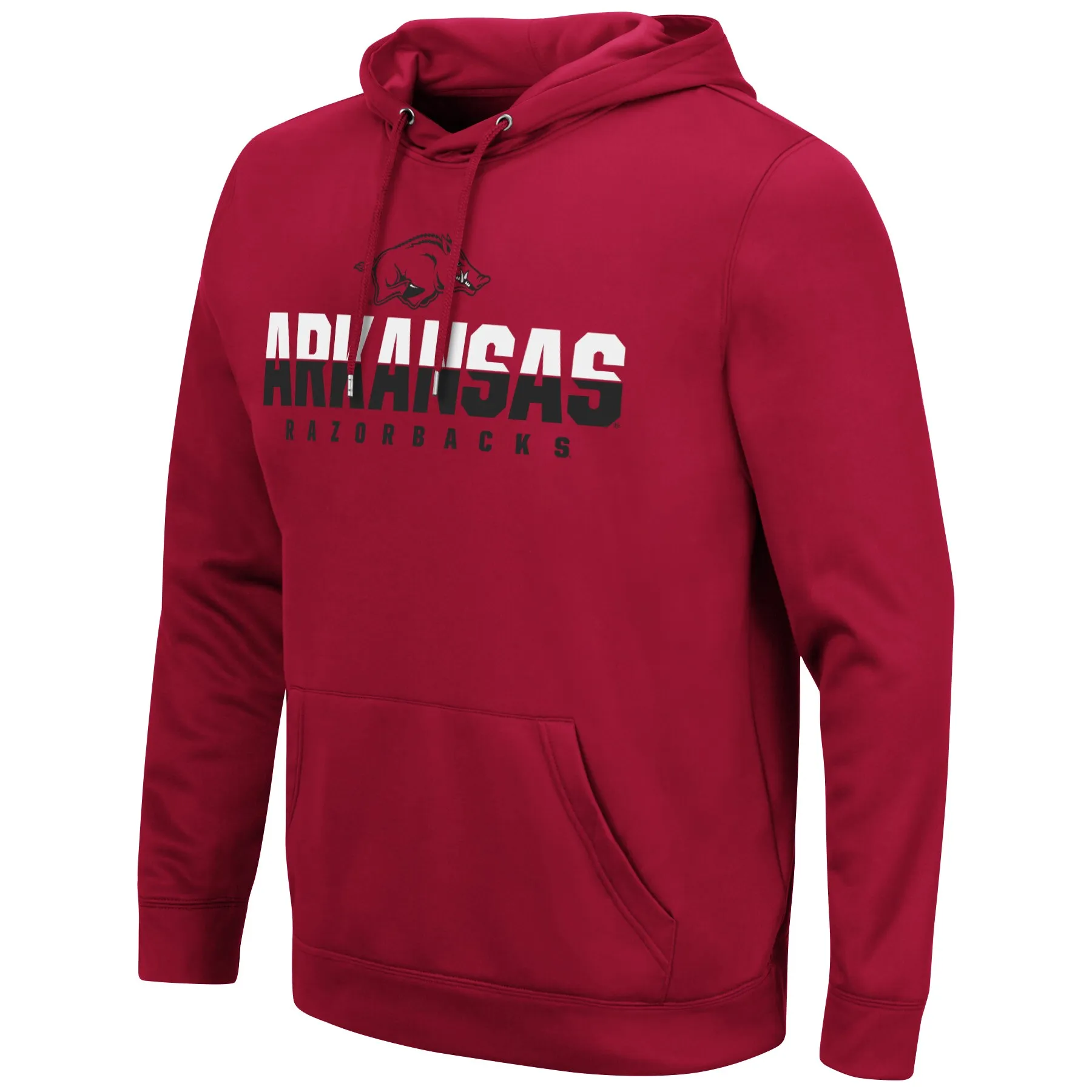 Men's Colosseum Cardinal Arkansas Razorbacks Lantern Pullover Hoodie