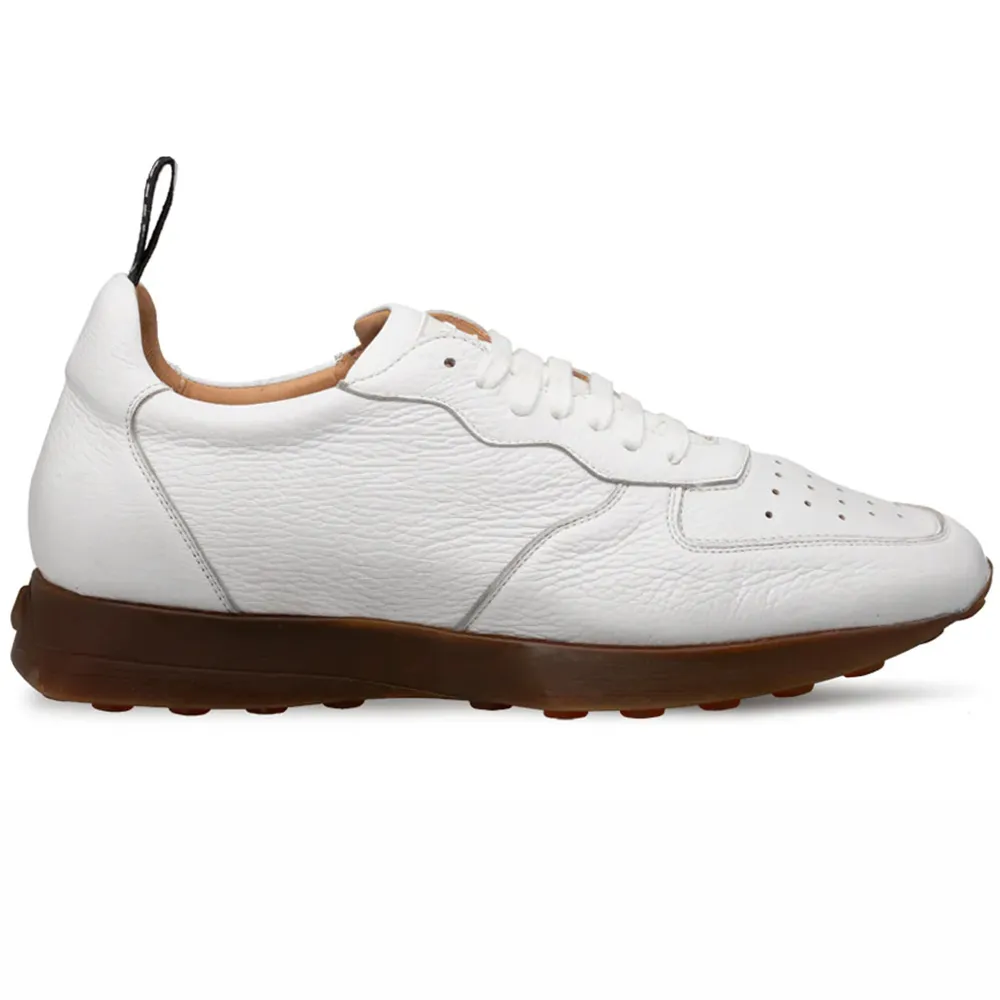 Mezlan Gerardo Deerskin Sneaker White (21135)