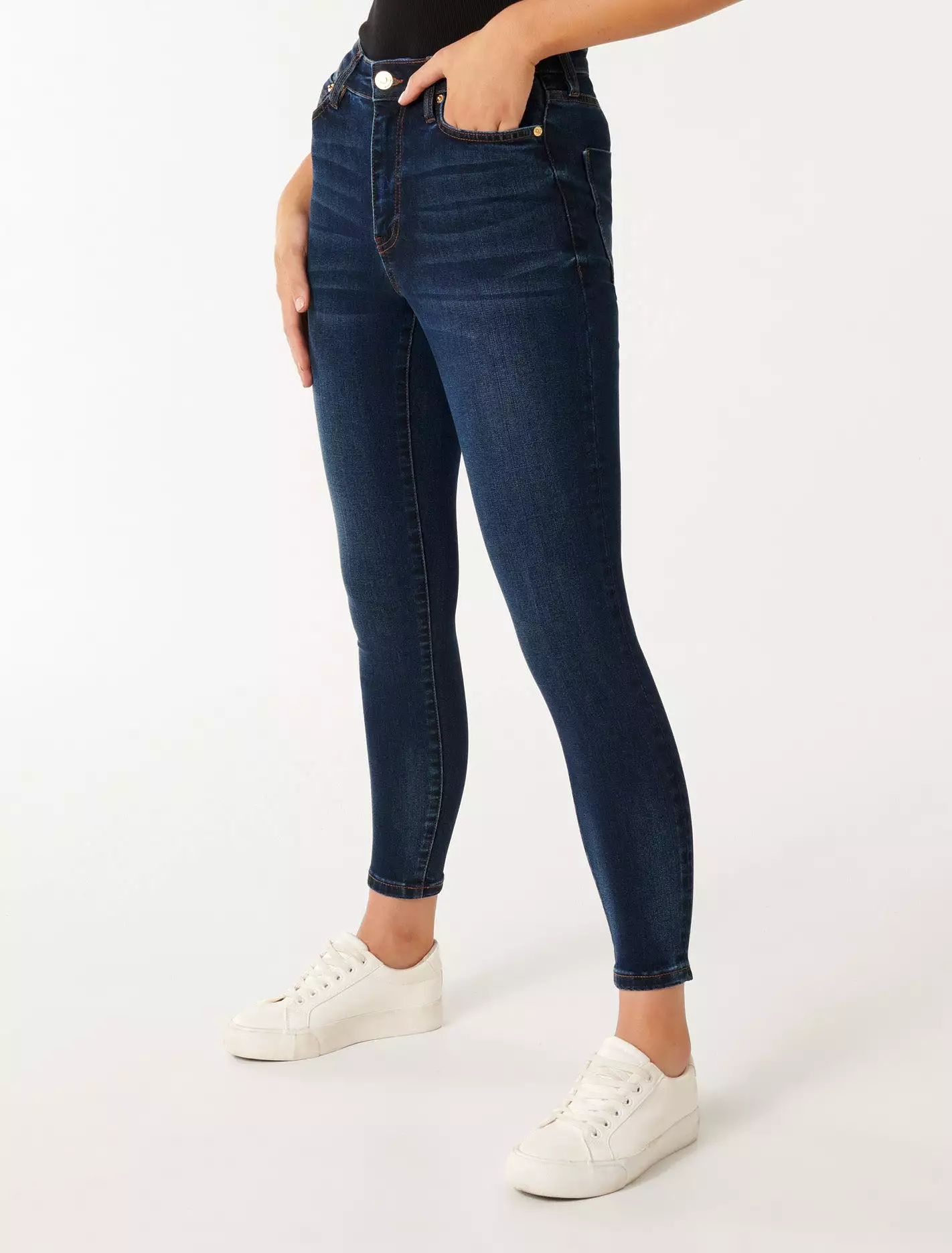 Nala Mid-Rise Ankle Skinny Jeans