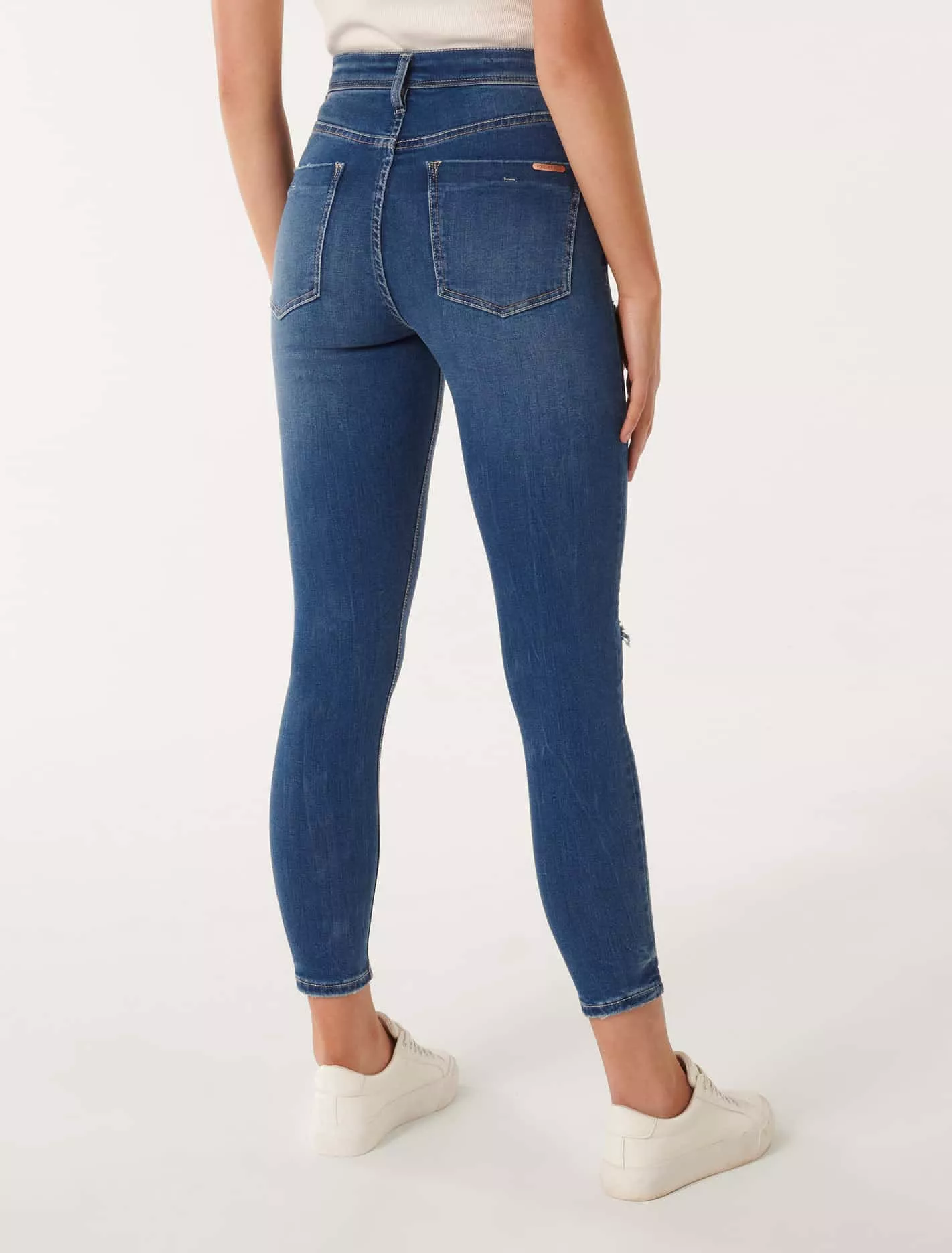 Nala Mid-Rise Ankle Skinny Jeans