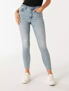 Nala Mid-Rise Ankle Skinny Jeans