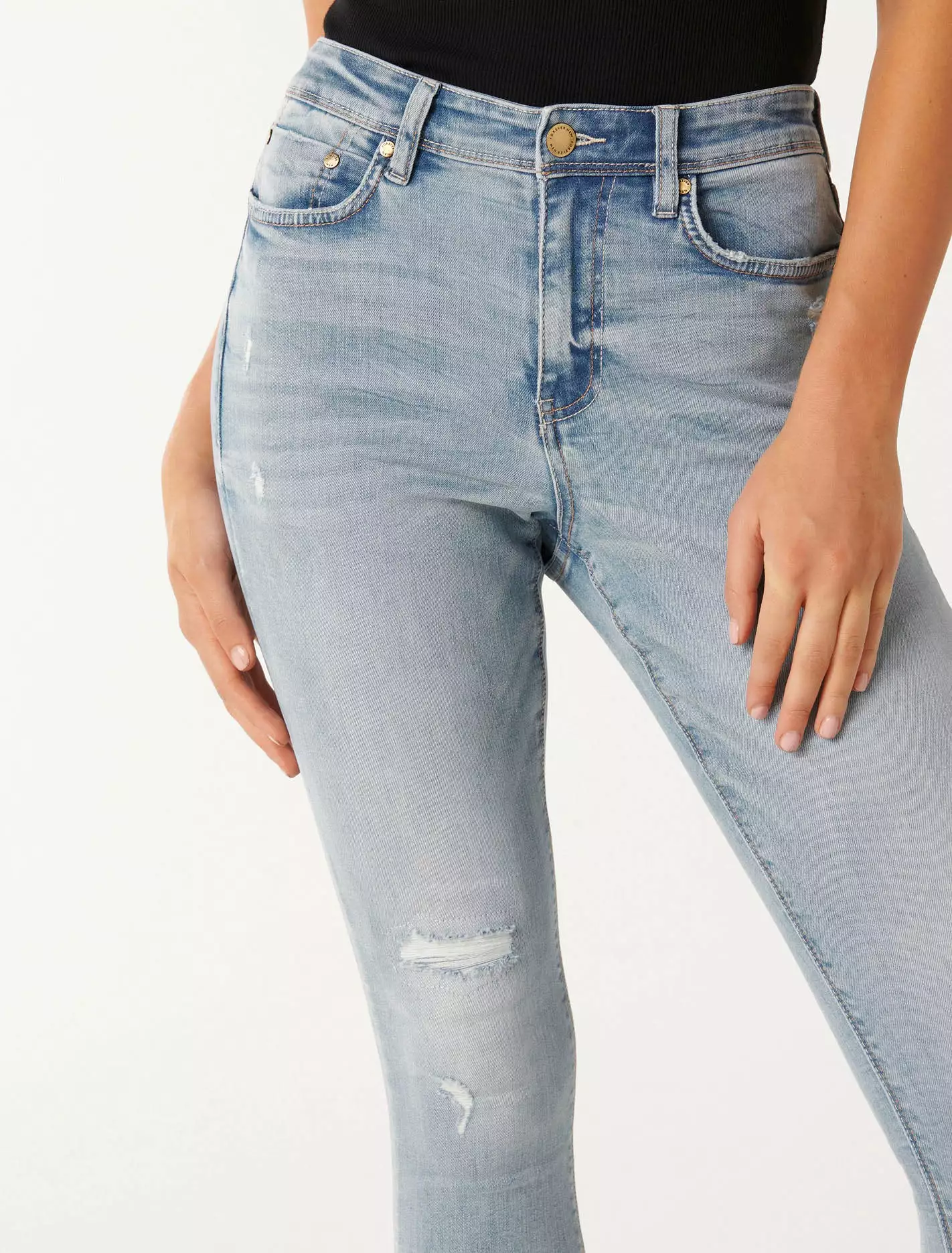 Nala Mid-Rise Ankle Skinny Jeans