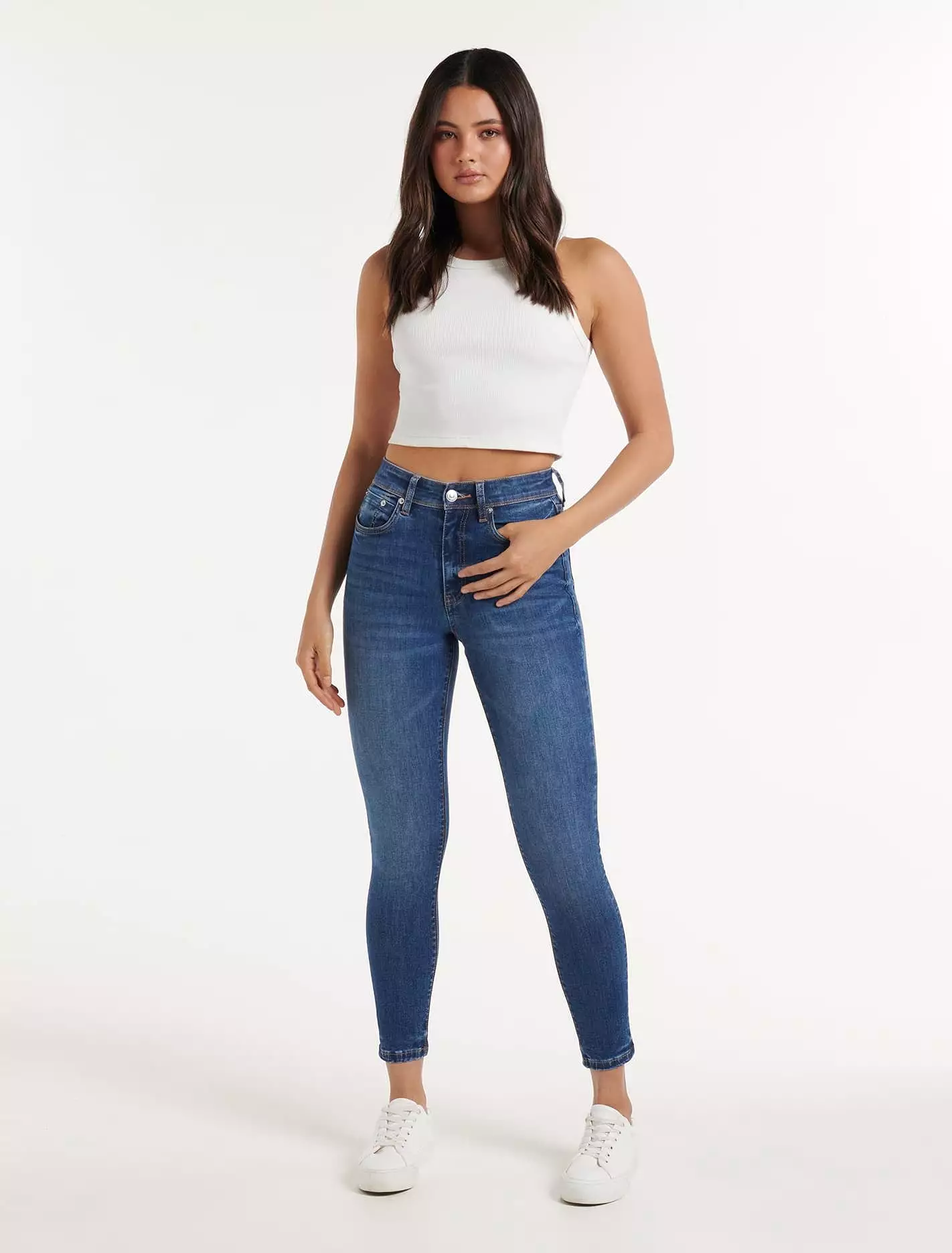 Nala Mid-Rise Skinny Jeans