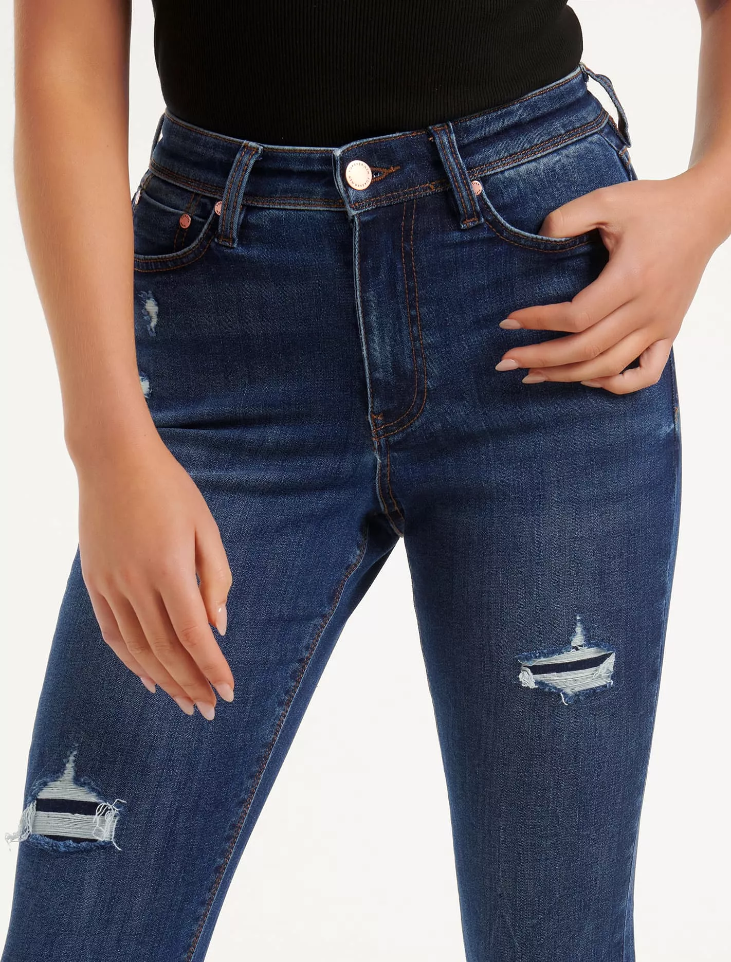 Nala Mid-Rise Skinny Jeans