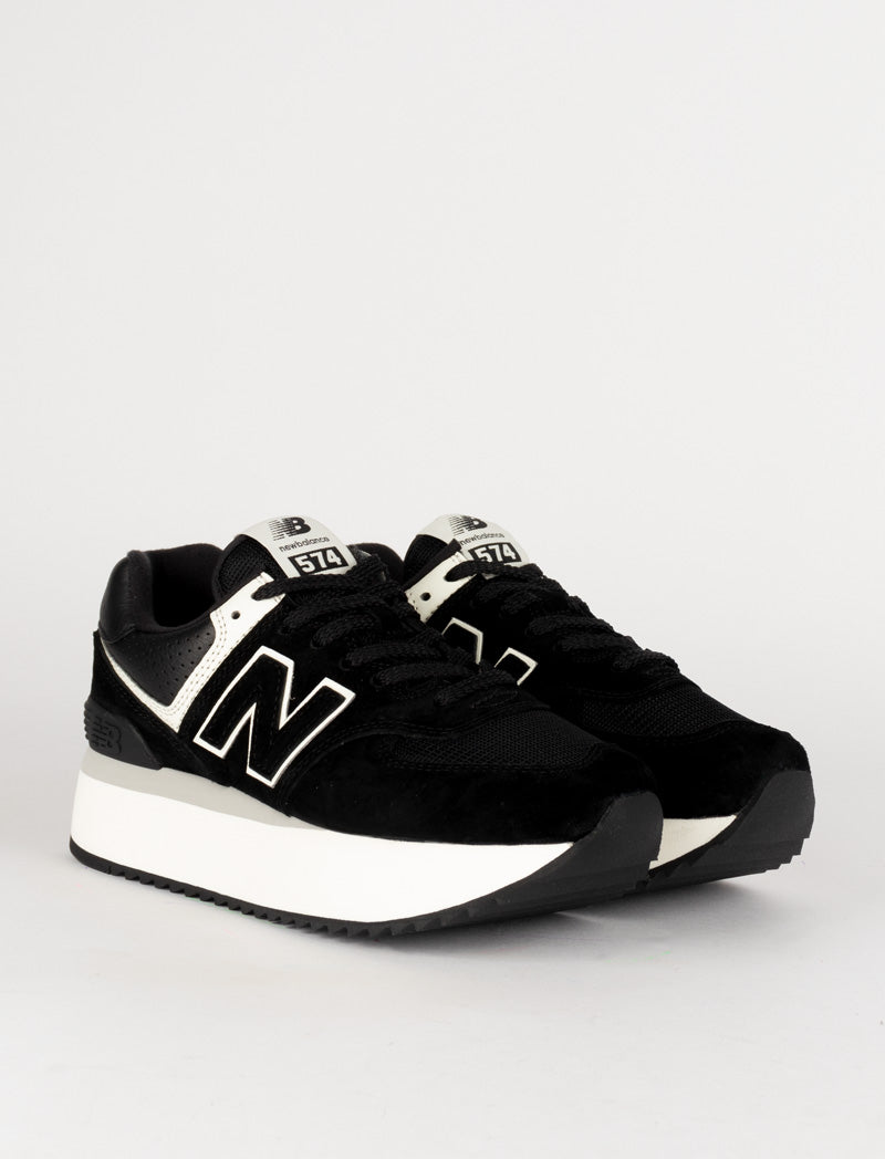 New Balance 574+ Trainers Black / Black