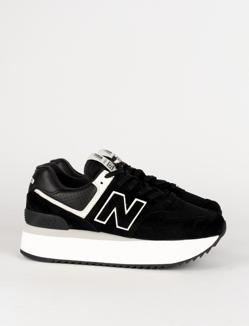 New Balance 574+ Trainers Black / Black